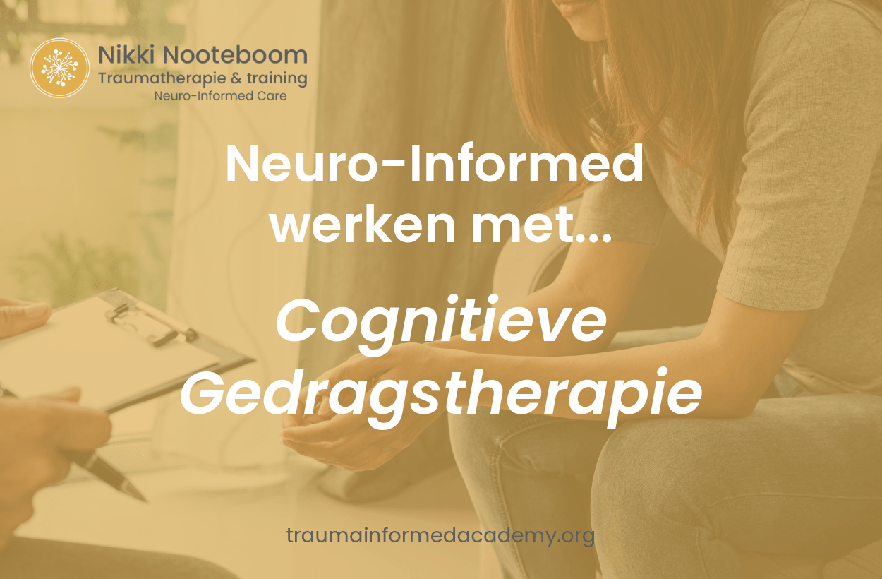 foto. van client die met therapeut praat als voorbeeld van cognitieve therapie